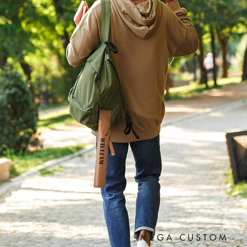 Personalized Leather Drumstick Bag Gift for Drummer and Musician Drumstick Holder Drum Stick Bag Drum Stick Holder