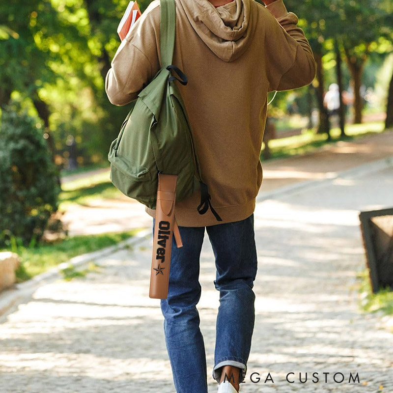 Personalized Drumstick Case Custom Leather Drumstick Bag Gift for Musician Drumstick Holder Custom Gift for Drummer Drumsticks Pouch