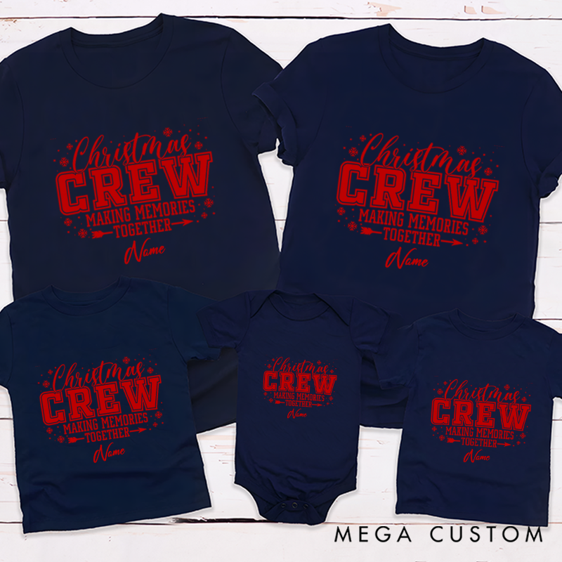 Personalized Christmas Gift Merry Christmas Celebration Family Matching T-Shirts