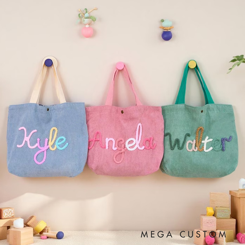 Personalized Handbags Small Bag for Camping Back to School Gifts First Day of School Gift for Kids and Toddlers