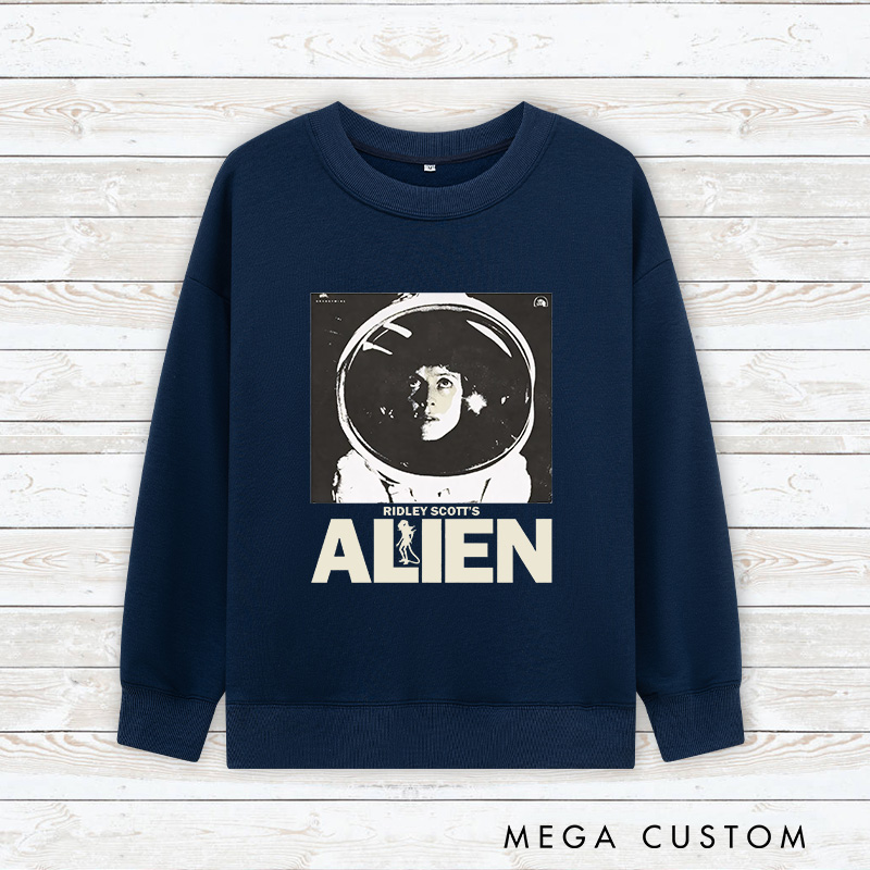Personalized Sci-Fi Galaxy Movie Classic Sweatshirt Horror Film Crewneck Movie Shirt