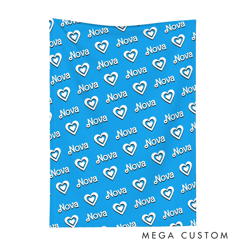 Personalized Soft Pink Doll Inspired Fashion Blanket Flannel Blanket Movie Blanket with Name for Film Fan