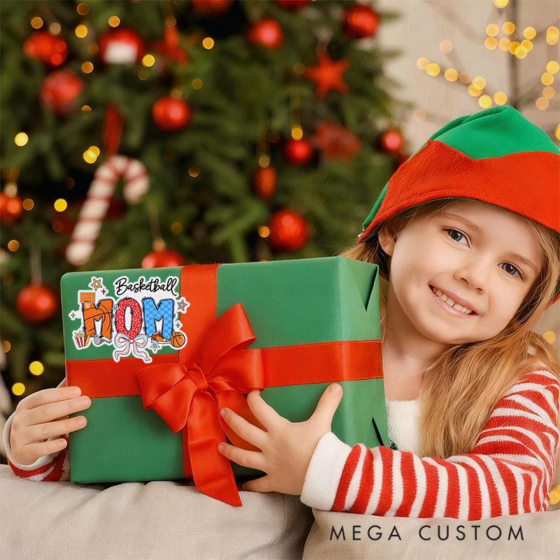 Personalized Sporty Gift Stickers with Custom Name and Title