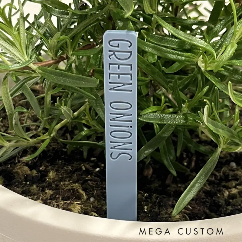 Personalized Plant Tag Garden Markers Acrylic Clear Plant Stakes Gardening Lovers Gift