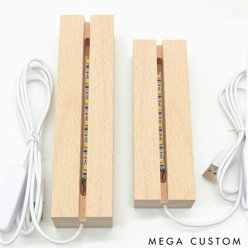 Personalized Christmas Acrylic  Night Light Family Reunion Theme Surname Christmas Tree