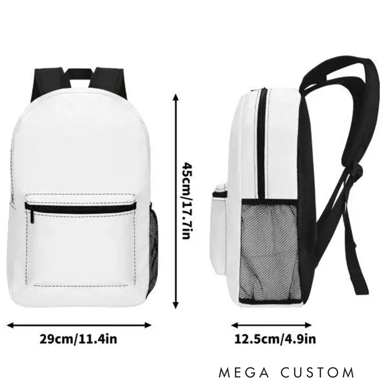 Personalized USA Baseball Themed Backpack with Custom Name and Number for Players and Fans  