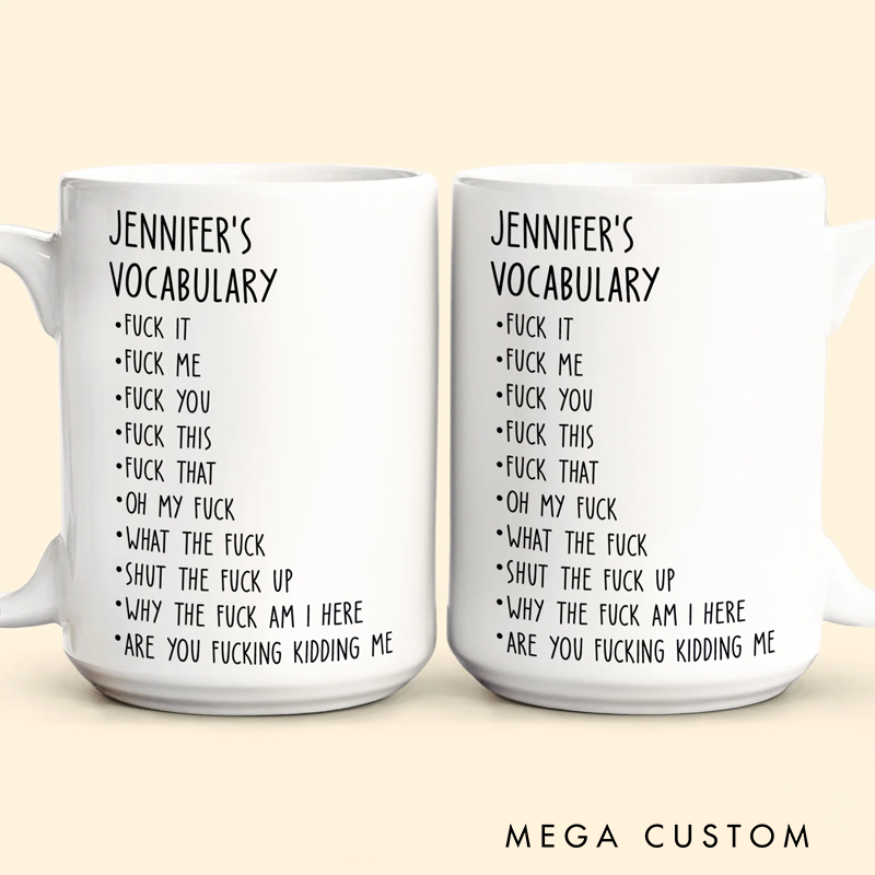 Personalized Humor Mug Custom Funny Cup for Friends Yourself Geek Nerd Gift
