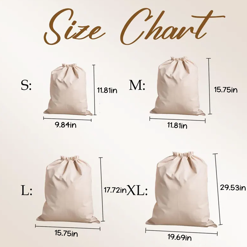 Custom Letter Name Santa Sack Personalized 2025 Christmas Family Keepsake Bag