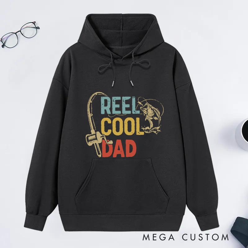 Personalized Funny Fishing Sweatshirt Daddy's Fishing Buddy Hoodie Fathers Day Gift Comfortable Gift for Dad Grandpa Fishing Lovers Perfect for Father’s Day or Outdoor Adventures