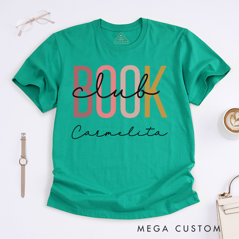 Personalized Book Club Classic T-Shirts Booktrovert Shirt Book Lover Shirt Bookish Gift Book Lover Gift Funny Reading Shirt Reader Gift
