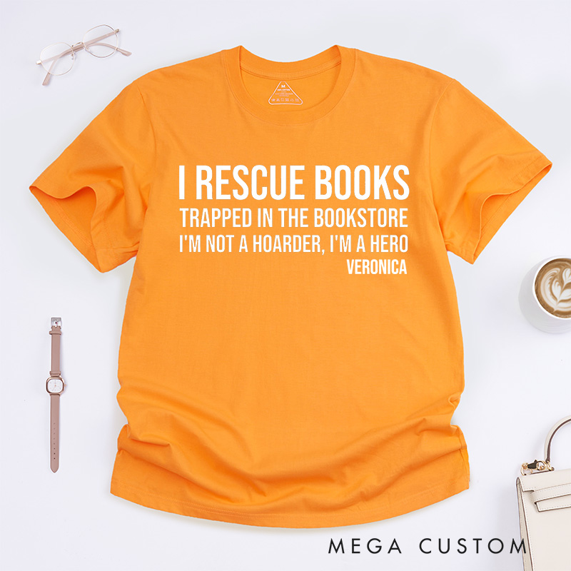 Personalized Book Lovers Classic T-Shirts Gift For Bookish Booksellers Gift Gift For Teachers Readers T-Shirt I Books Shirt Funny Shirt Teacher Shirt