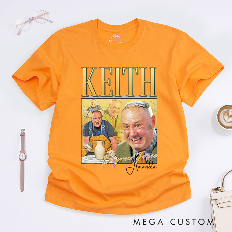 Personalized Keith Brymer Jones Tribute Classic T-Shirts for Pottery Enthusiasts 