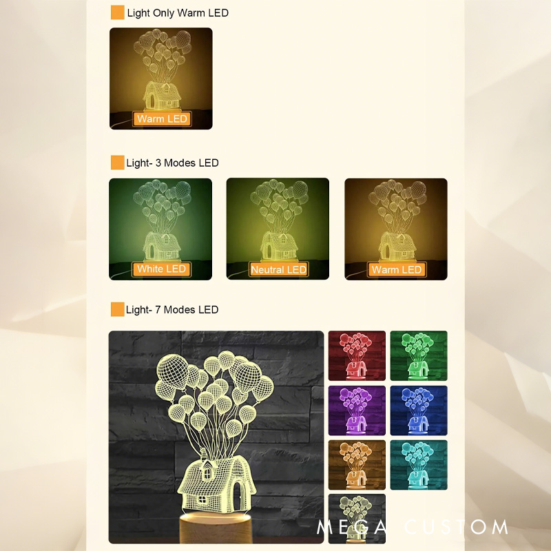 Personalized Fairy LED Night Light Floral Butterfly Lamp with Name for Kids Girls Gardener Floral Light Gardening Gift