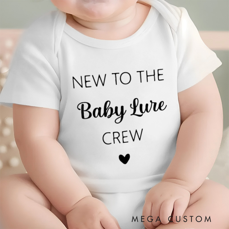 Personalized Announce Pregnancy Baby Onesie with Your Name Funny Cute Reveal Gift