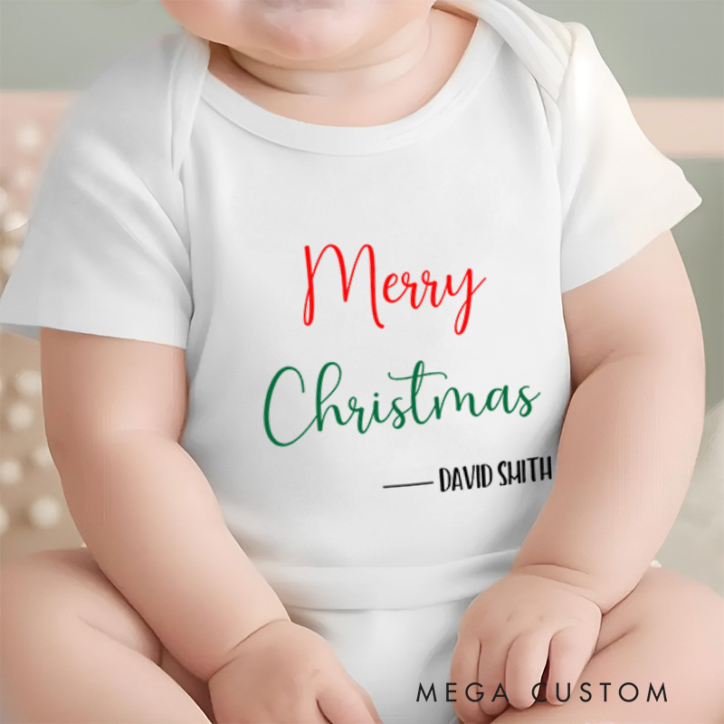 Personalized Shitter’s Full Funny and Classic RV Themed Holiday Baby Onesie