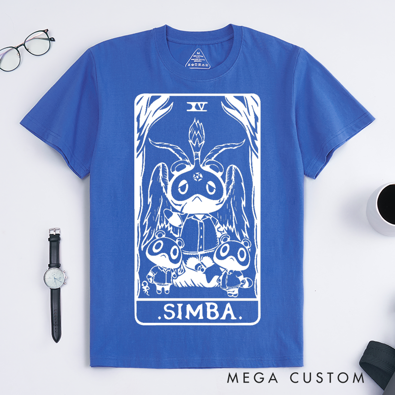 Personalized Tarot Lovers Classic T-Shirts The Devil T-Shirt Tarot Collection Gift Clothing