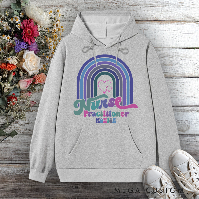 Personalized Hoodies for Nurse Practitioner Care in Every Hue Design Hoodies International Nurse Day Gift