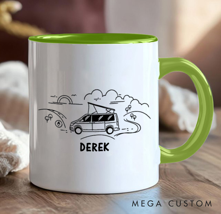 Personalized Exploring Outdoors Mug Camping Hiking Mug Gift for Travel Outdoors Nature Lovers