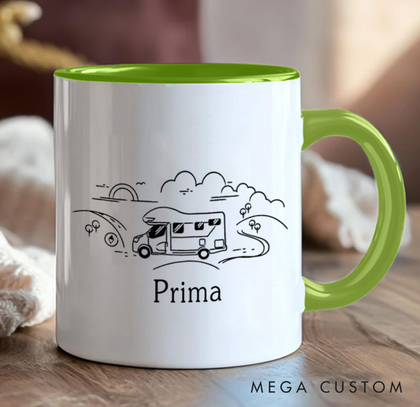 Personalized Camping Hiking Mug Adventure Mountain Mug Gift for Outdoors Travel Lovers