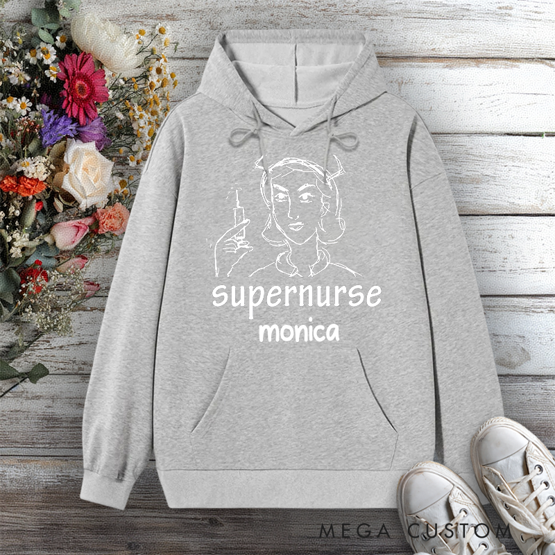 Personalized Hoodies for Nurse Super Nurse Design Hoodies International Nurse Day Gift