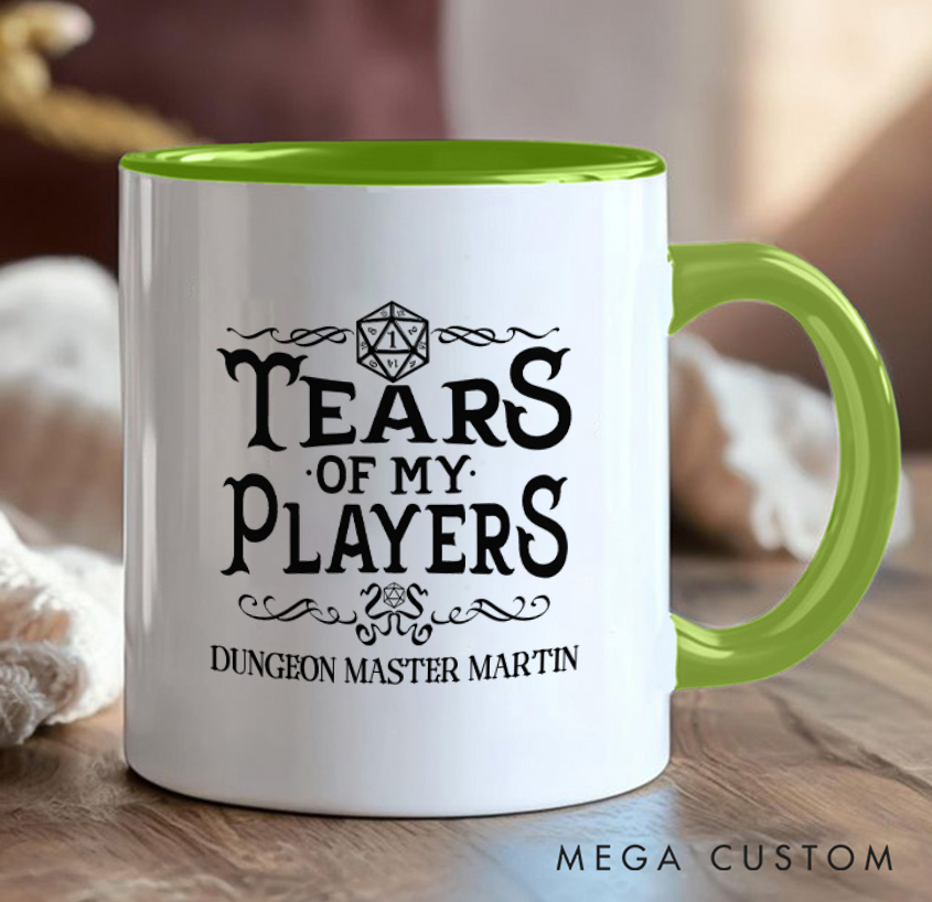 Personalized Tears of My Players Funny Gamer Mug Game Enthusiasts Mug Gift for Geek Nerd Lovers