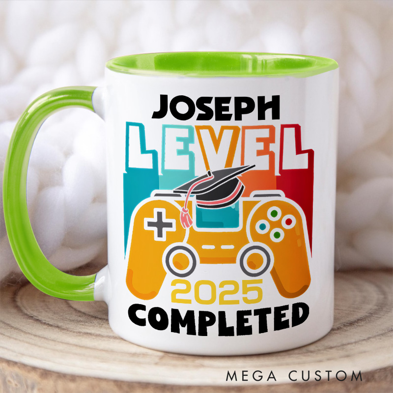 Personalized Graduation Mug for Gamer Graduation Coffee Mug Geek High School Graduation College University Graduation Gaming Nerd Mug