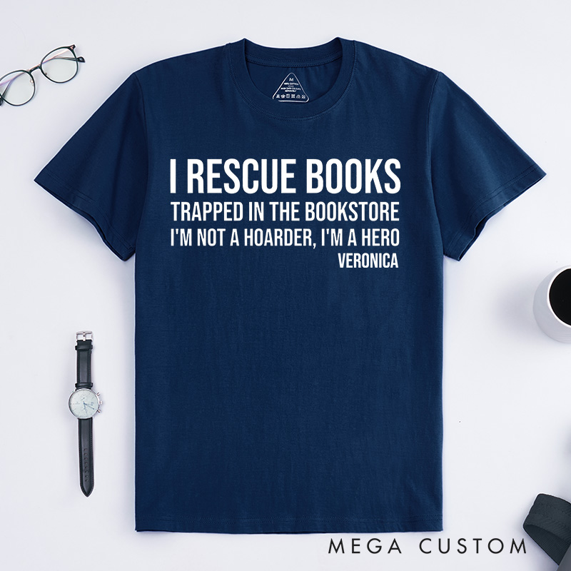 Personalized Book Lovers Classic T-Shirts Gift For Bookish Booksellers Gift Gift For Teachers Readers T-Shirt I Books Shirt Funny Shirt Teacher Shirt