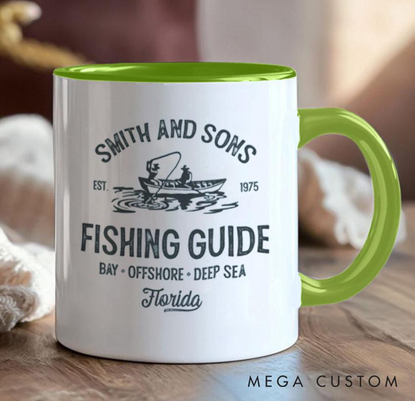 Personalized Hooked for Life Mug Fishing-Themed Couple Gift for Fishing Lover