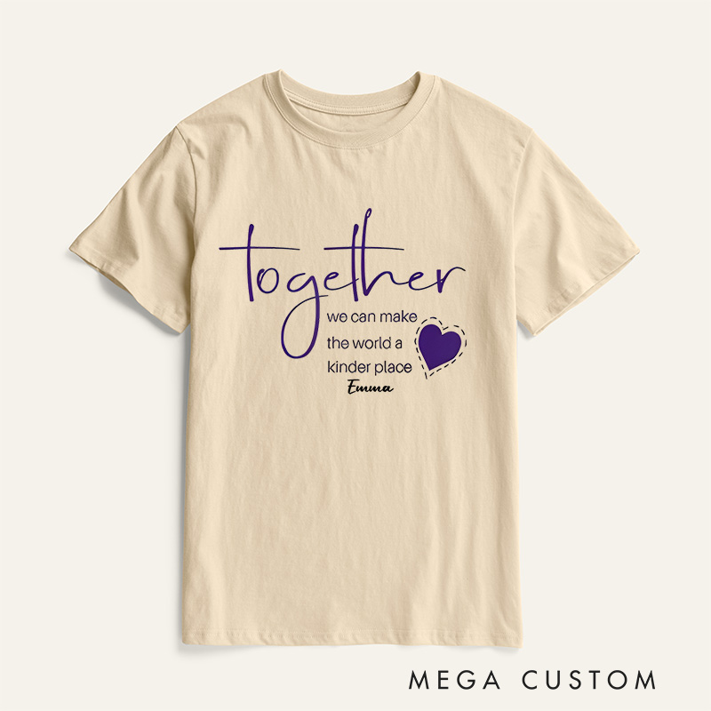 Personalized Dementia Doesn't Come with a Manual It Comes with a Daughter Who Never Gives up Alzheimer's Awareness T-Shirt