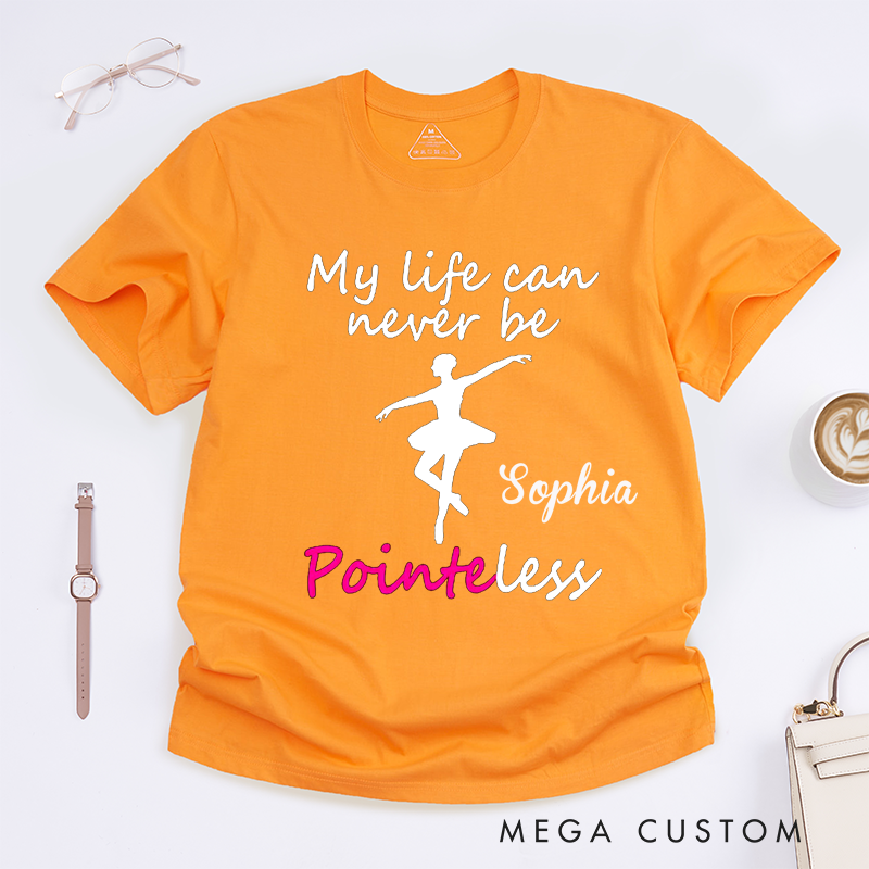 Personalized Ballet Dancer T-Shirt Unique Gift for Dancer Custom Name Ballerina Dance Tee Present for Girls Women Ballet Enthusiasts