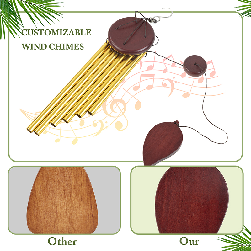 Personalized Wind Chimes for Outside Memorial Wind Chimes for Loss of Loved One Bereavement and Condolence Gift