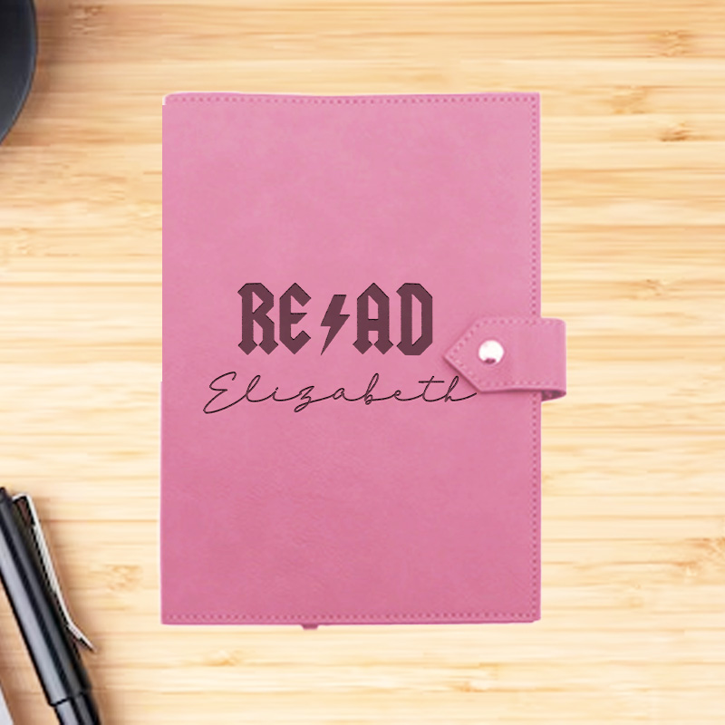 Personalized Read Journals & Notebooks Engraved Leather Journals Leather Notebooks Book Lover Gift Bookish Gift Reader Gift