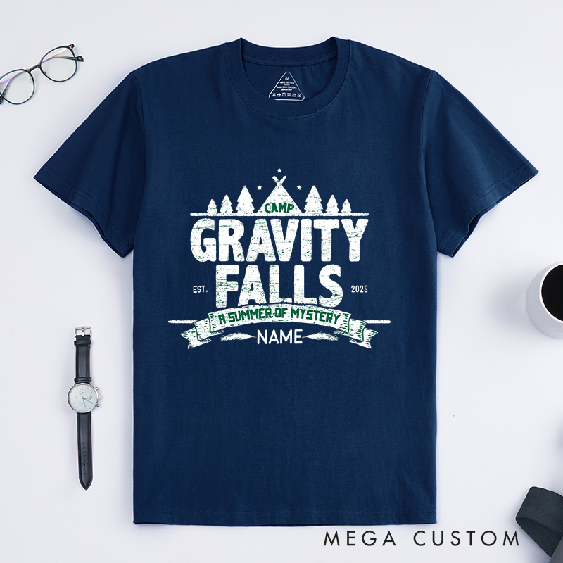 Personalized A Summer of Mystery T-Shirt Hiking Camping Travel Shirt Gift for Travel Mysterious Adventurers Lovers