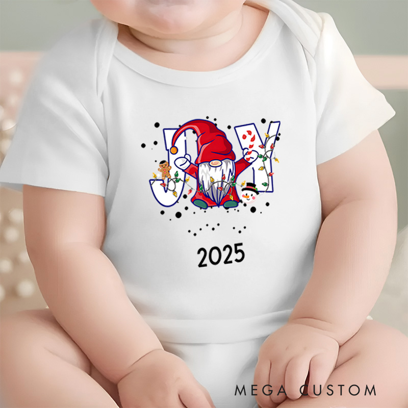 Personalized Santa with Gifts Baby Onesie Perfect for Adding Fun and Charm to Holiday Outfits Baby Onesie