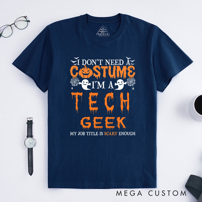 Personalized Always a Programmer Halloween T-Shirt Technology Computer Lover Shirt Gift for Geek