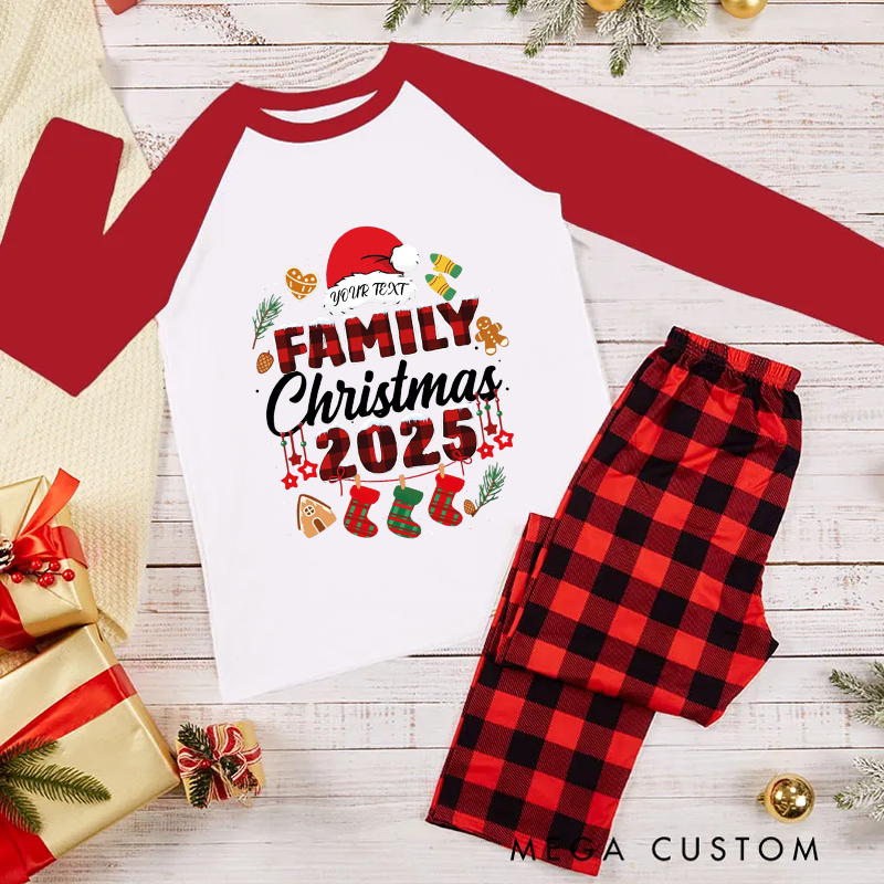 Personalized Family Matching Christmas Pajama Sets Funny Family Christmas Pajama Sets Family Christmas Santa Pajama Sets Custom Family Matching