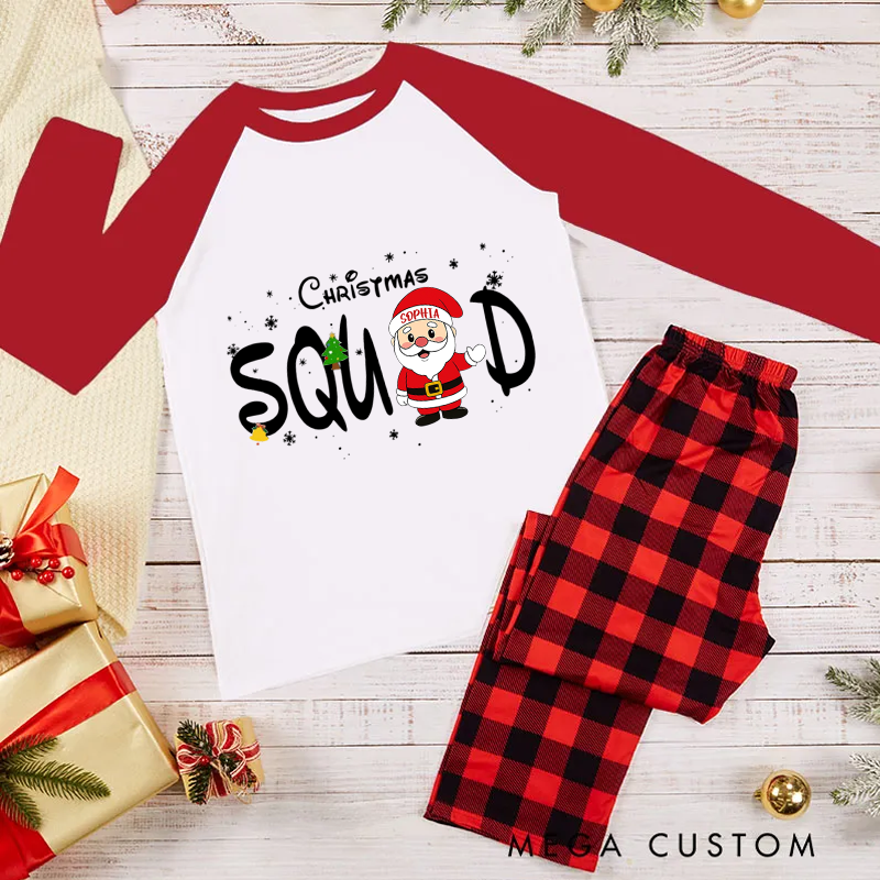 Personalized Family Matching Christmas Squad Pajama Sets Family Christmas Pajama Sets Very Merry Christmas Party