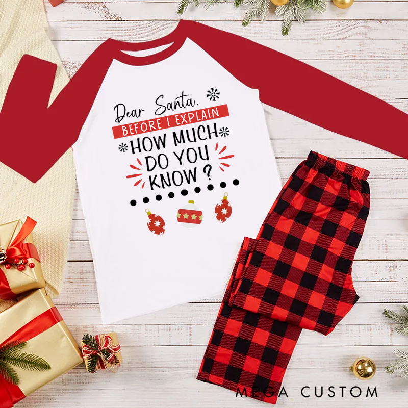 Personalized Family Christmas Matching Family Christmas Pajama Sets