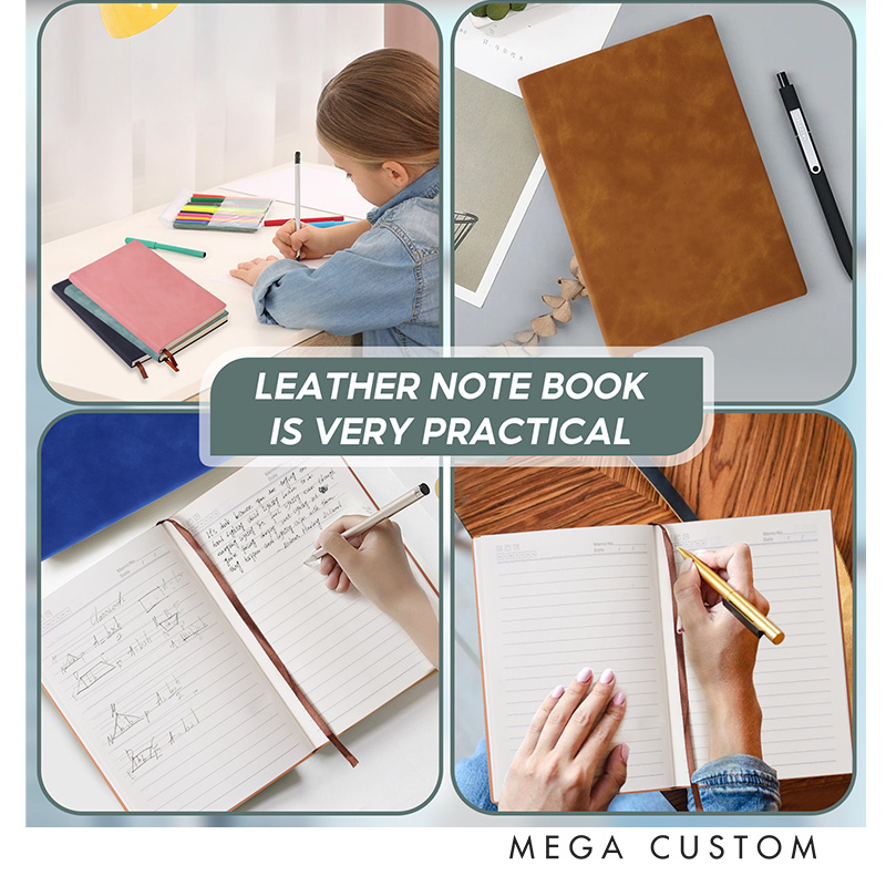 Personalized Leather Reading Journals Engraved A5 Notebook with Name Reading Tracker Journal for Book Lover Gift Bookish Gift Librarian Gift