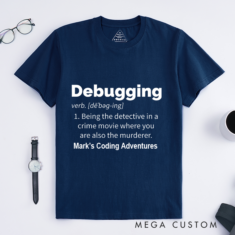 Personalized Debugging Definition Shirt IT Programming Computer Shirts for Developer Technology Lover Gift for Geek Nerd 