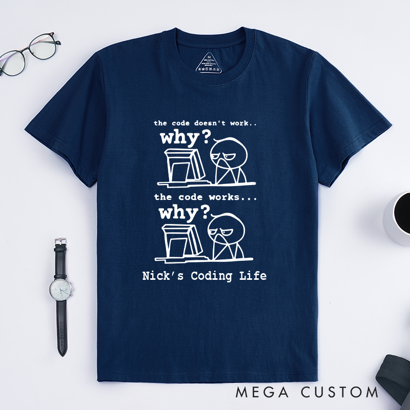 Personalized Computer Science T-Shirt Programming Computer Shirts Software Developer Shirt Gift for Geek Nerd 