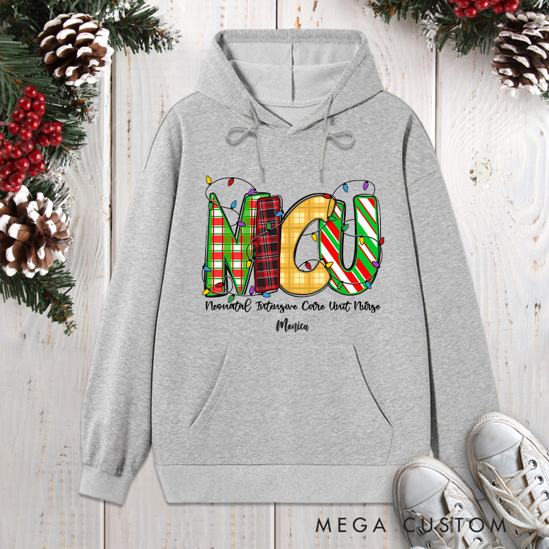 Personalized Hoodies for Nurse Customized NICU Nurse Design Hoodies Xmax Gift