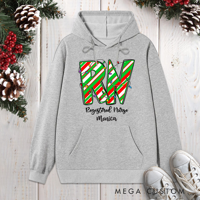 Personalized Hoodies for Nurse Customized Registered Nurse Design Hoodies Xmax Gift