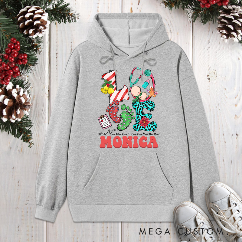 Personalized Hoodies for Nurse Customized Nurse Life Design Hoodies Xmax Gift