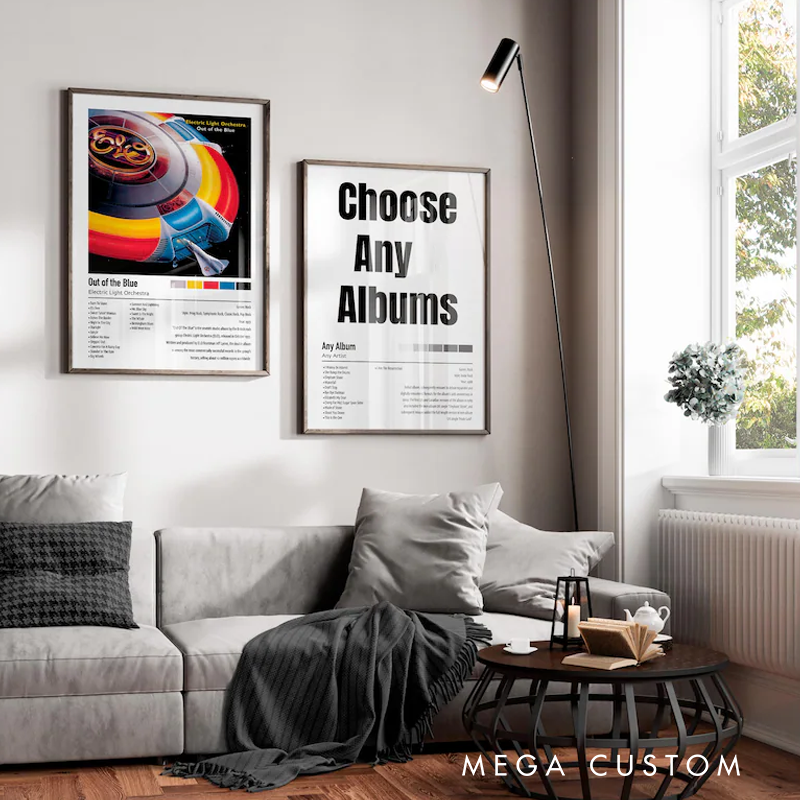 Personalized  Music Posters Music Print Without Frame Aesthetic Choose Your Favourite Album Customisable Song Gift Custom Album Cover