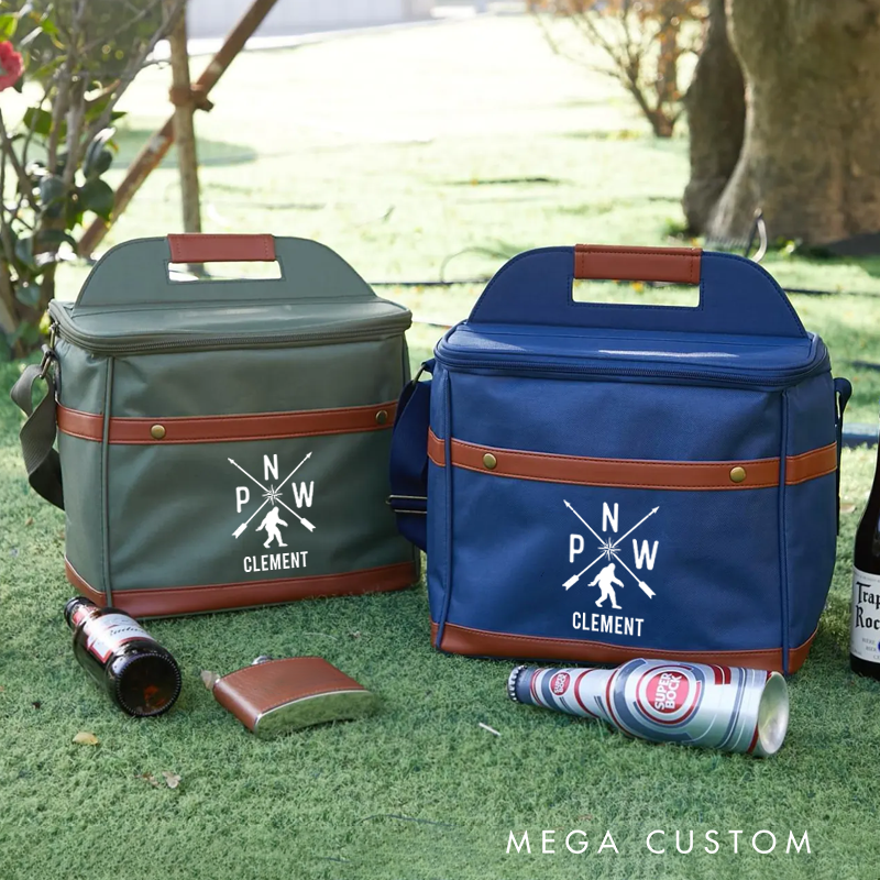 Personalized Beer Cooler Bag Custom Hiking Camping Insulated Cooler Backpack Best Gift for Outdoor Enthusiasts