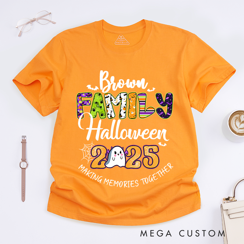 Personalized Halloween Making Memories Together Classic T-Shirt Halloween Party Gift