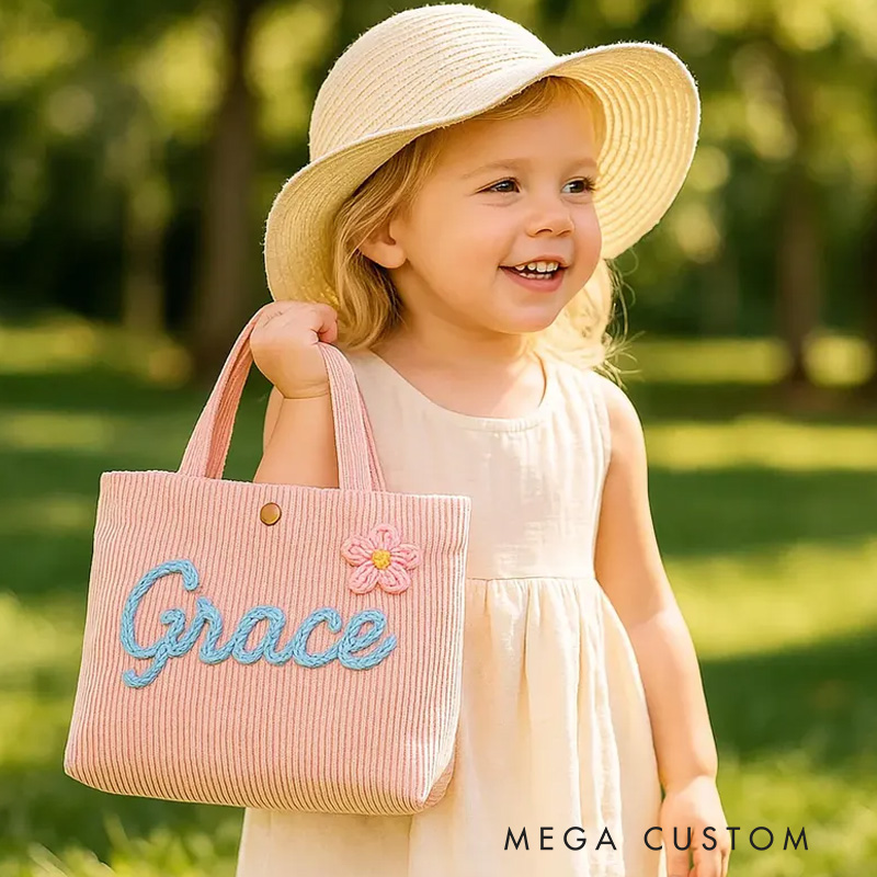 Personalized Name Handbag Custom Children's Gift Custom Name Handbag Traveling Children's Handbags Birthday Gift