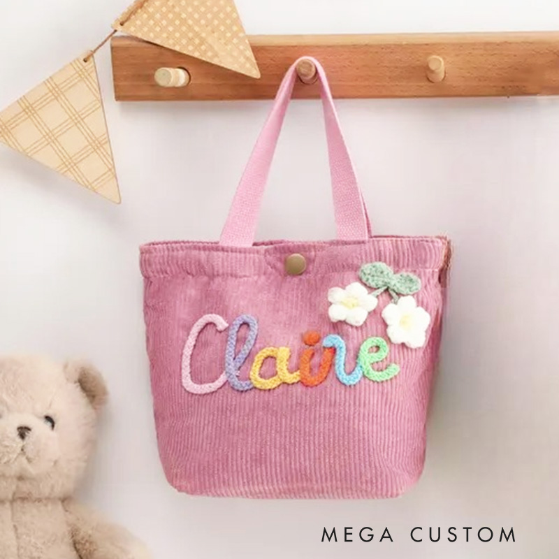 Personalized Name Handbag Custom Children's Gift Custom Name Handbag Traveling Children's Handbags Birthday Gifts