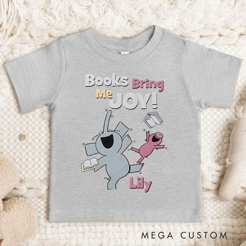 Personalized Book Comic Friend Funny Kids Cartoon Kids T-Shirt